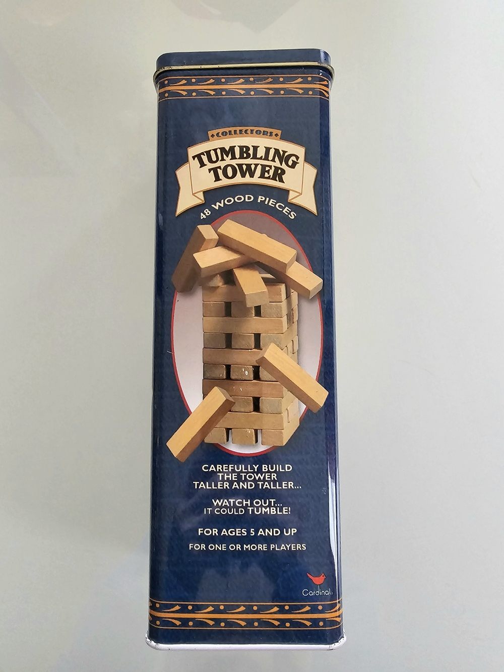 Tumbling Tower Wooden Block Game - Natural Wood